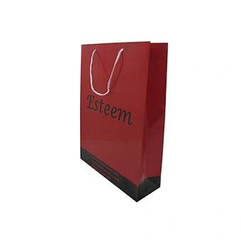 Eco-Friendly Red High-end Custom Gift Bags at Low Prices