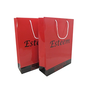 Eco-Friendly Red High-end Custom Gift Bags at Low Prices